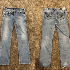 Silver Jeans - AIKO Mid Straight - size 14 length 34